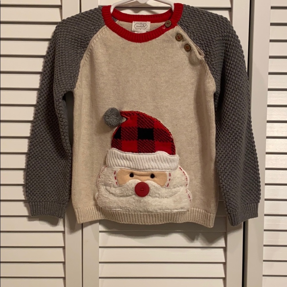 Mud pie Santa toddler boys sweater